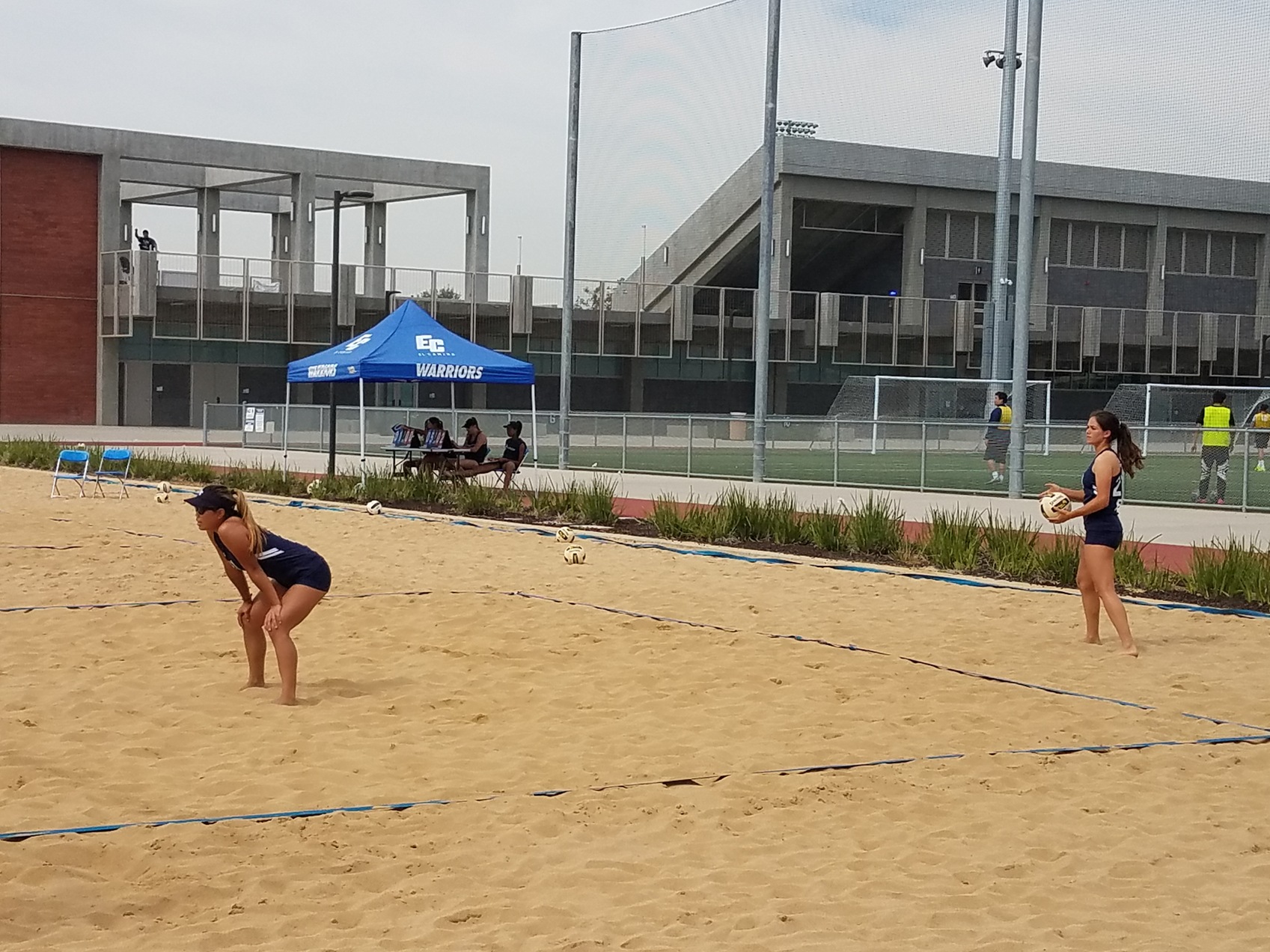 Beach Volleyball Suffers First Defeat Against Grossmont But Rallies for a 5-0 Win Over Rio Hondo