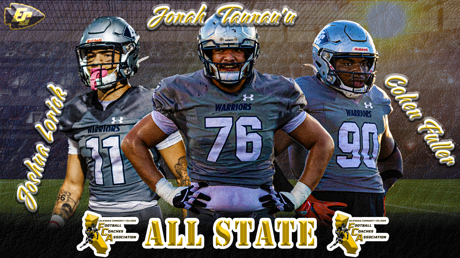 Lorick, Taunau&rsquo;u and Fuller Named All-State